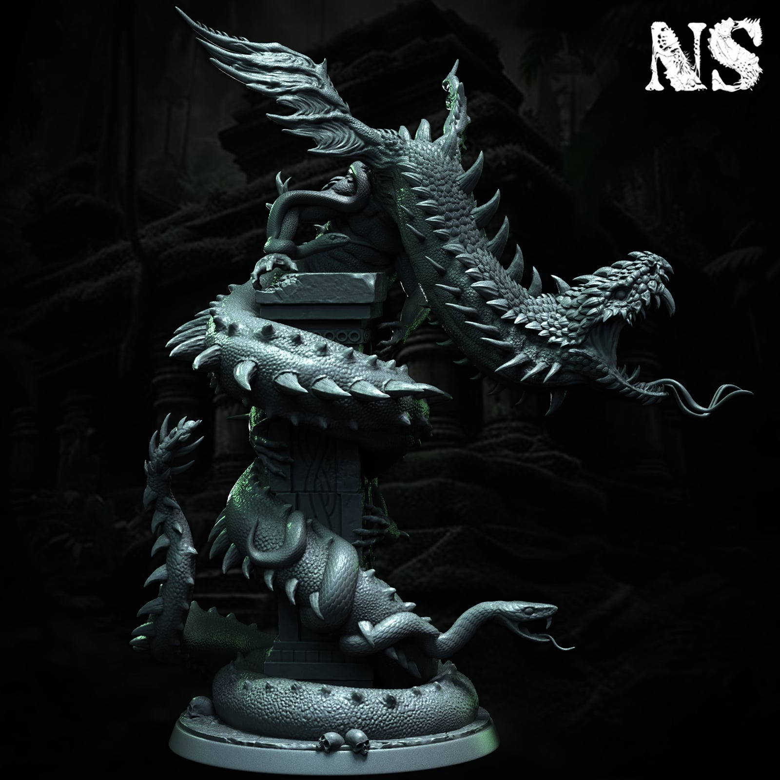 Yig, Father of Serpent 3d model