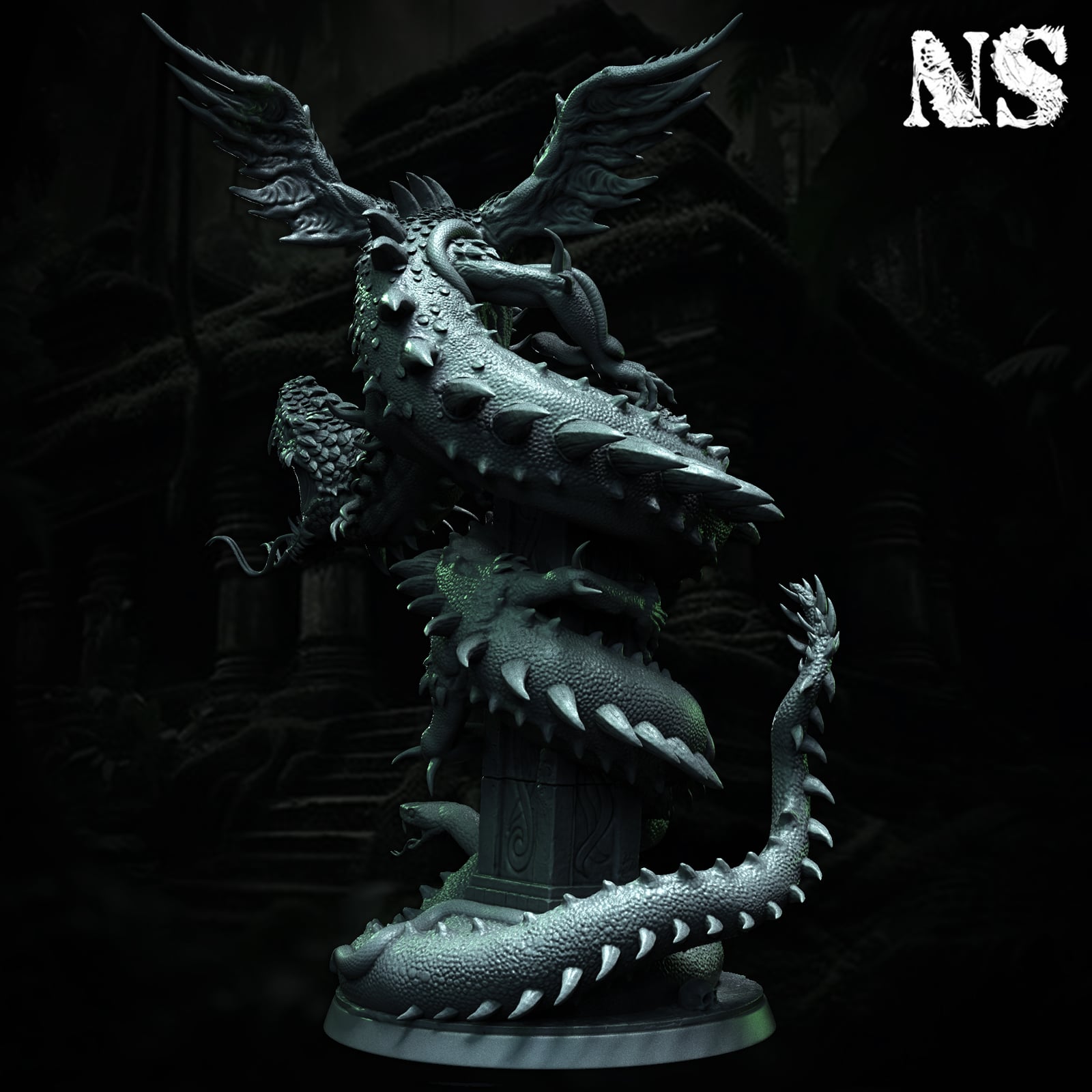 Yig, Father of Serpent 3d model