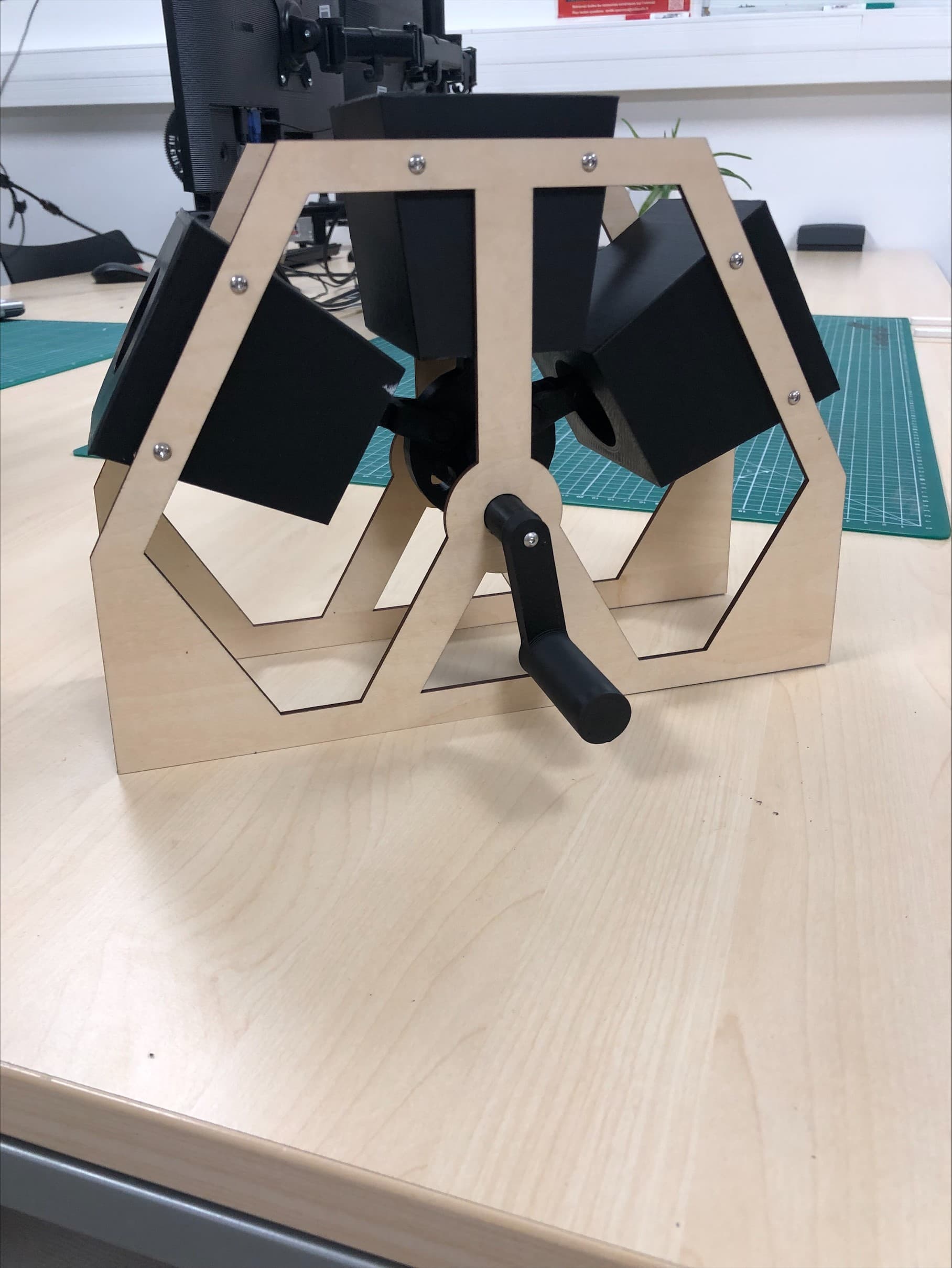 Moteur en etoile 3d model