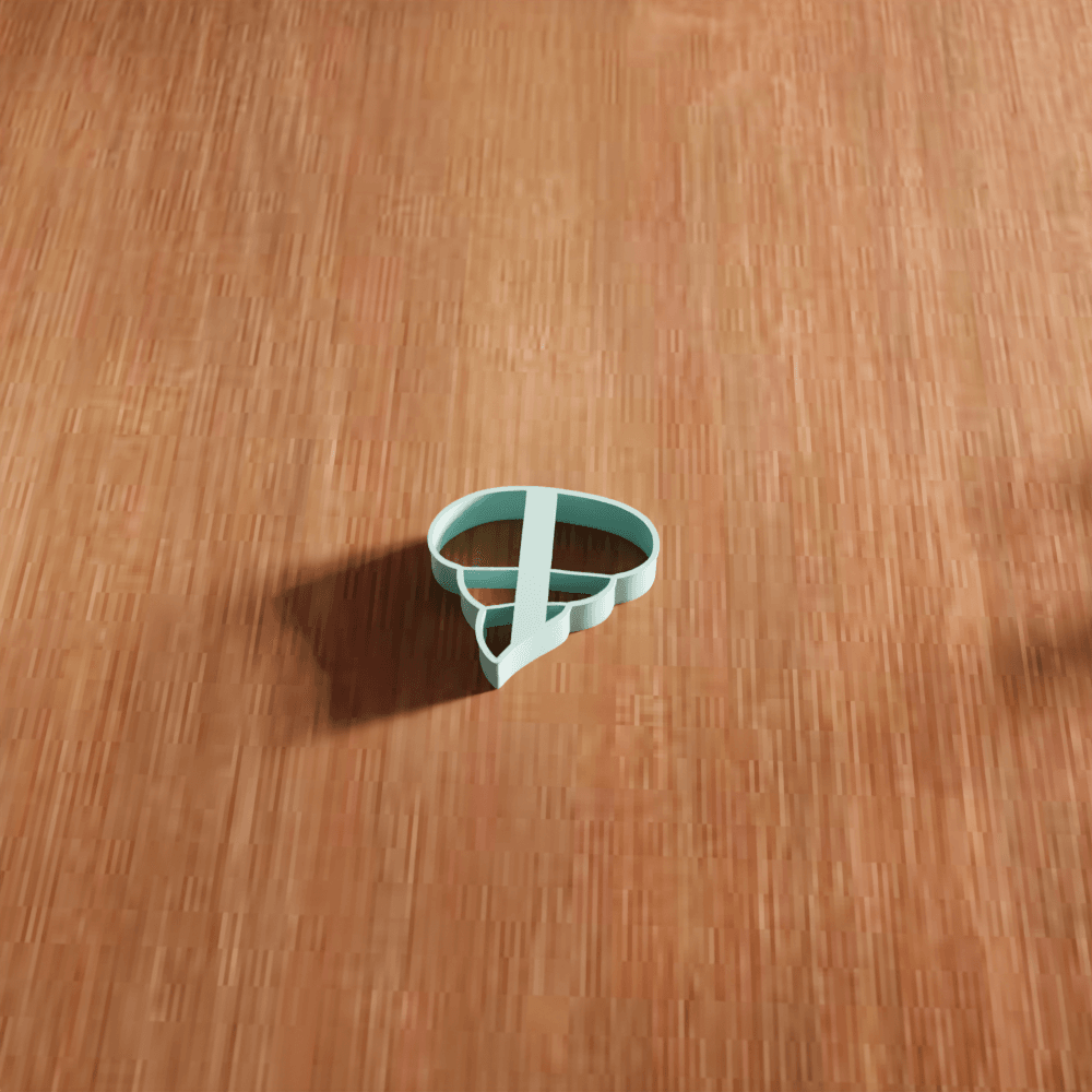 Poop Emoji Cookie Cutter Stamp Utensil 3d model
