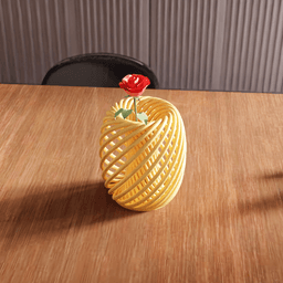 Helical Spiral Lattice Vase 3d model