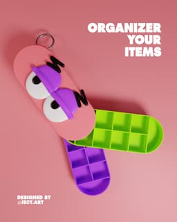 PATRICK STAR SWITCH BOX EYEGLASSES AND JEWELRY BOXES 3d model