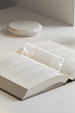 Seashell Bookmark, Creativity Bookmark, Gift Idea 3d model