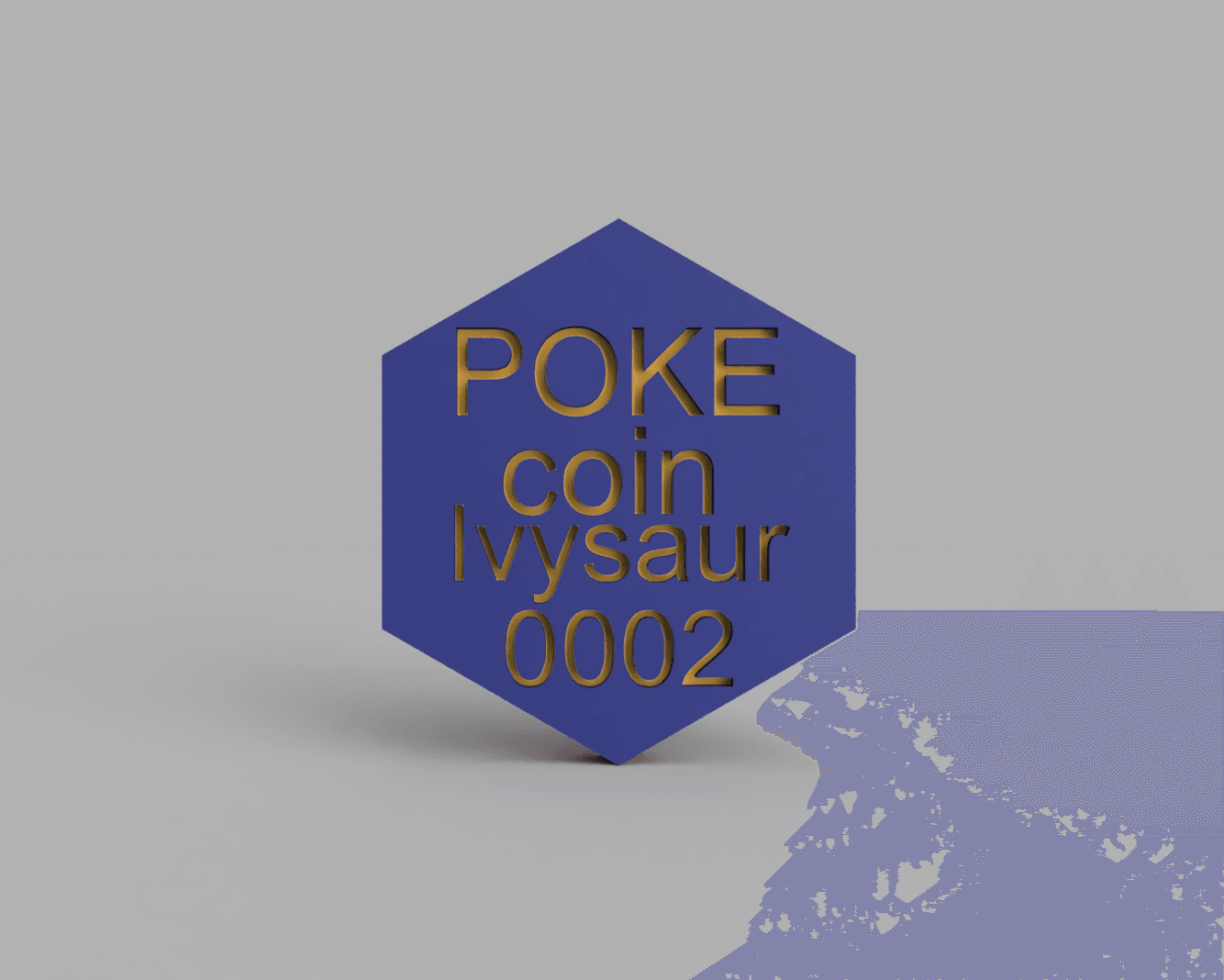 Ivysaur Pokemon PokeCoin STL 3d model