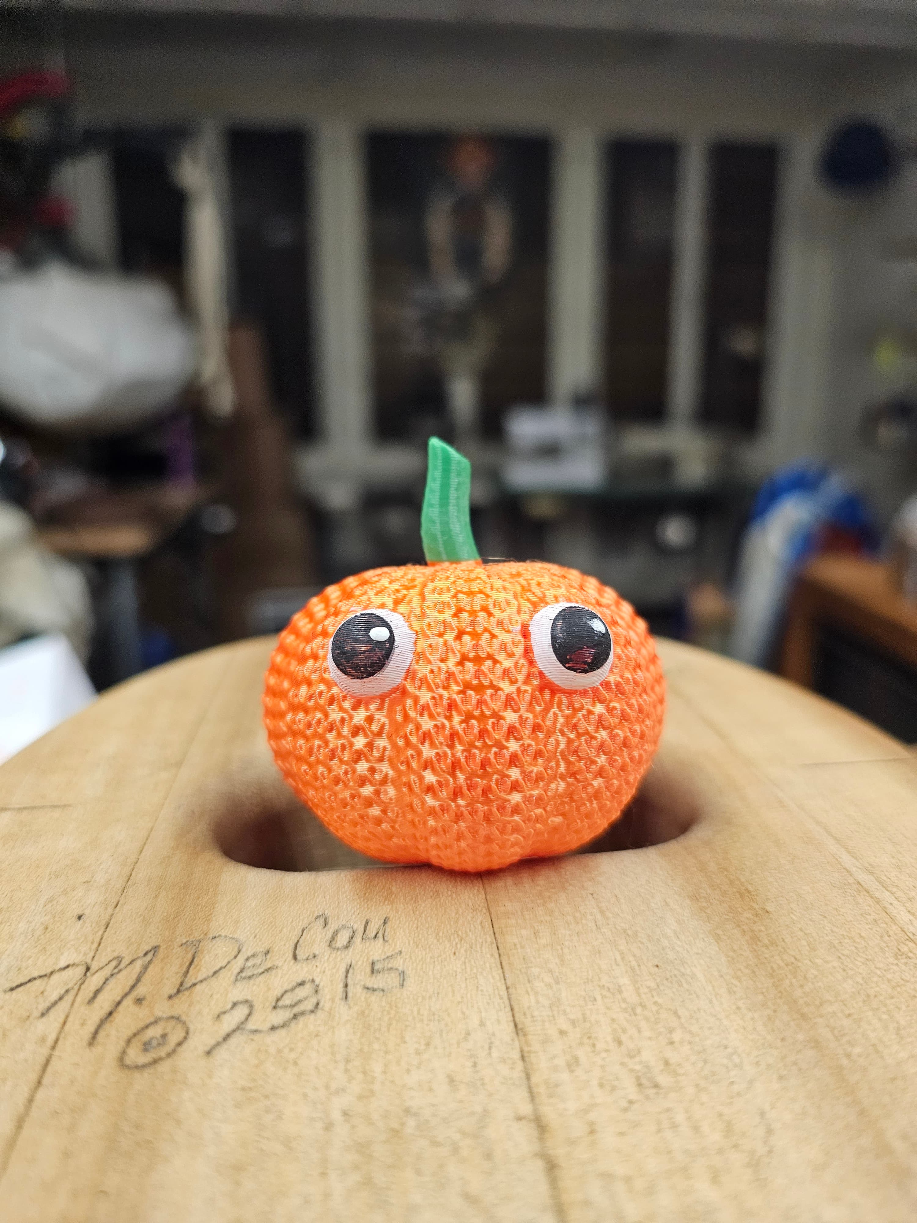 Kawaii Knit PUMPKIN.stl 3d model