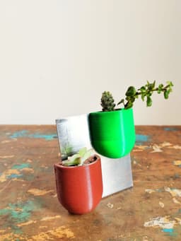 MAGNETIC FRIDGE VASE - BULLET 3d model