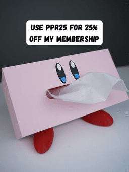 kirby napkin cover 3d model