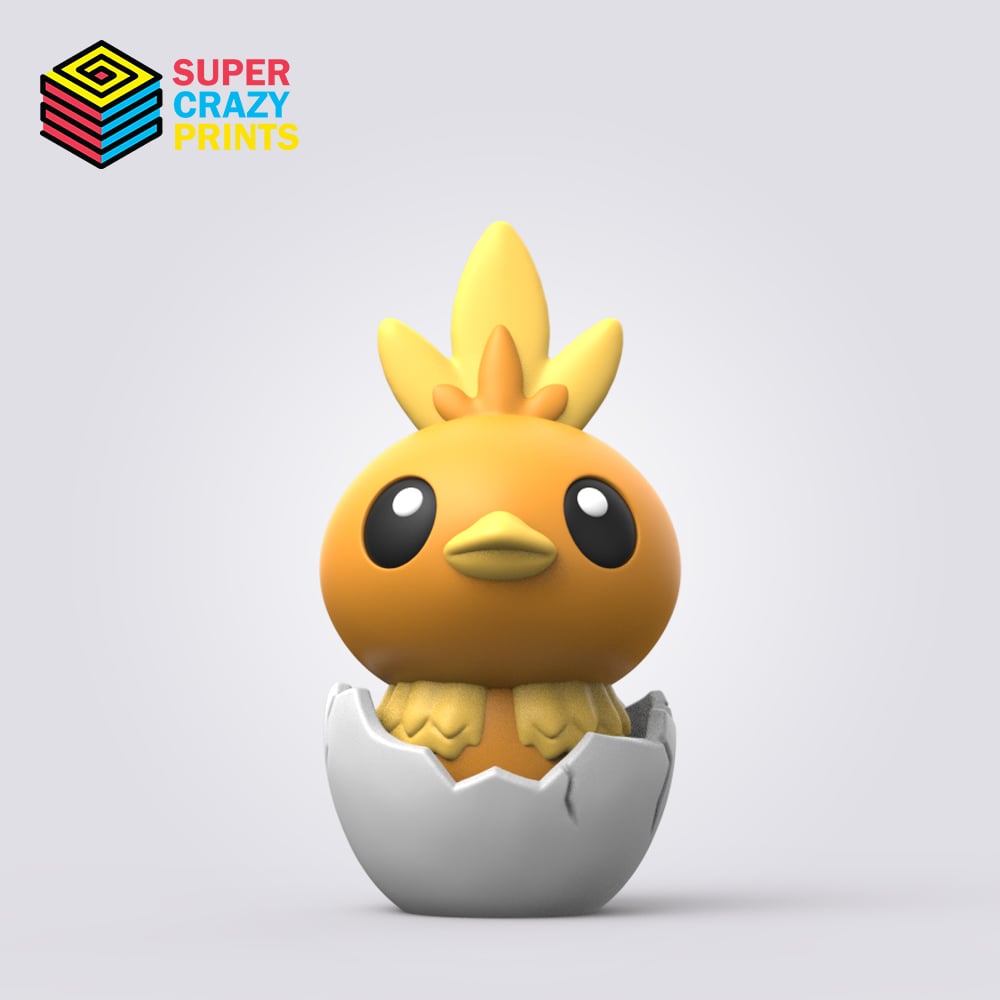 Easter Day Torchic 3d model