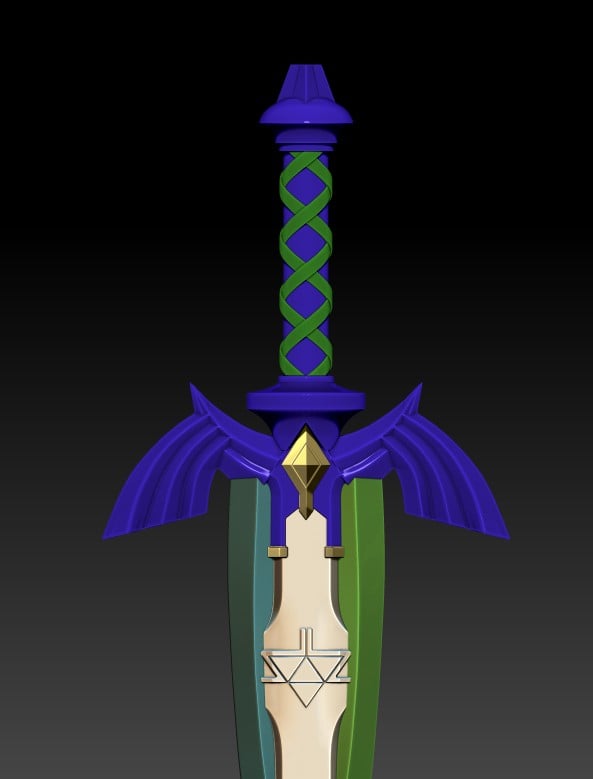 Fierce-Master Sword 3d model