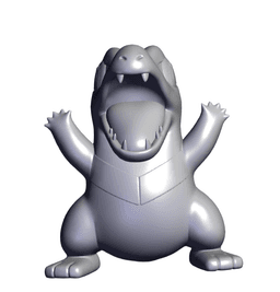 158#Totodile.stl 3d model