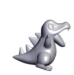 158#Totodile.stl 3d model