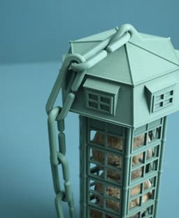 Bird feeder | suet ball holder 3d model