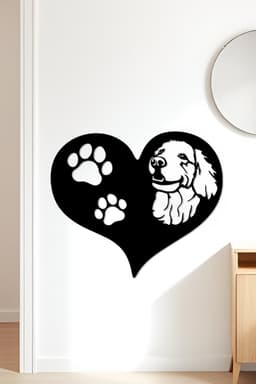 Paw Wall Art, Wall Decor, Home Decor 3d model