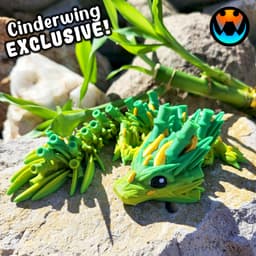 Baby Bamboo Dragon 3d model