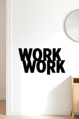 Work Wall Art, Wall Decor, Home Decor 3d model