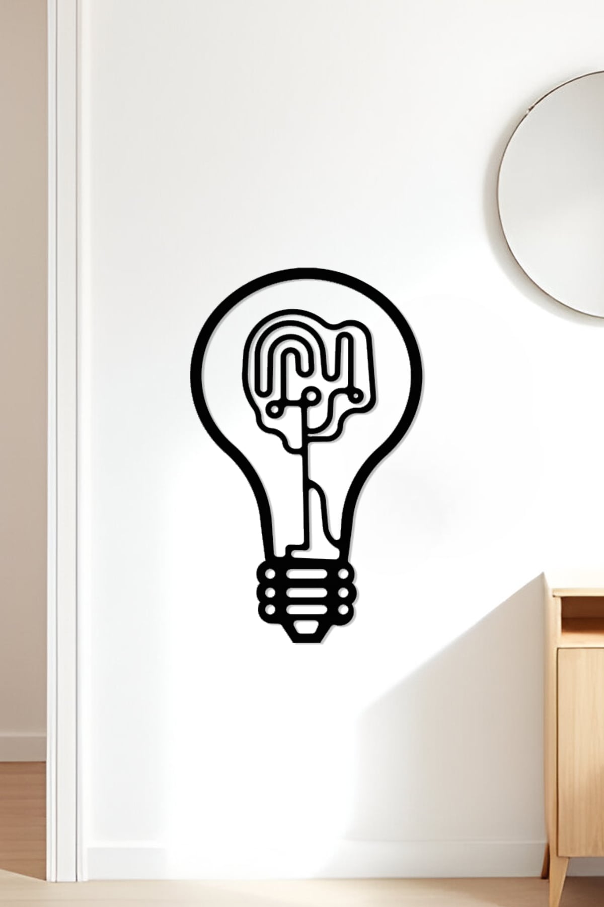 Lightbulb Wall Art, Wall Decor, Home Decor 3d model