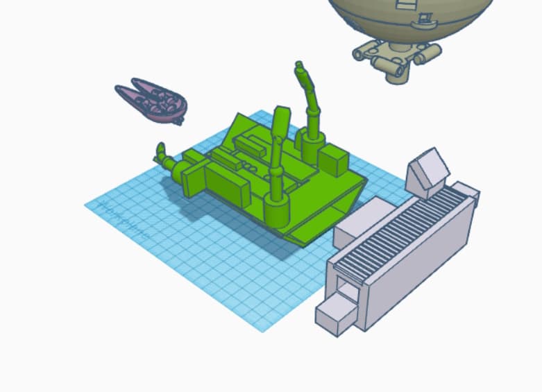 Shipyards Berth for the Joy Rider Space Craft 3d model