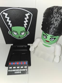 Bride of Frankenchunk Multicolor Nameplates and Backer 3d model