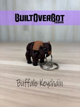 Buffalo Keychain 3d model