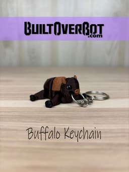Buffalo Keychain 3d model
