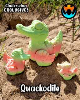 Quackodile 3d model