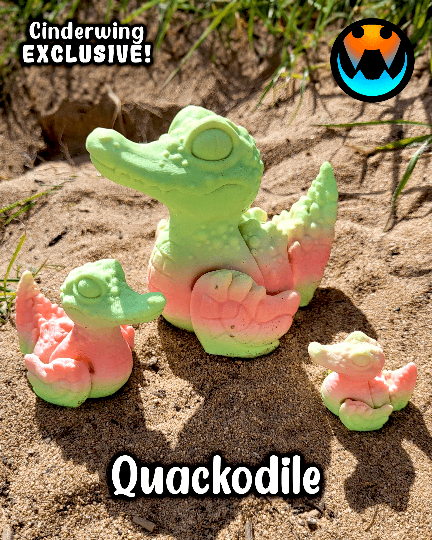Quackodile 3d model