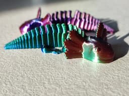 Cute Articulated Axalotl 3d model