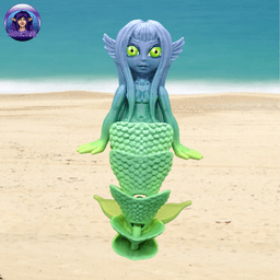 Chibi Mermaid 3d model