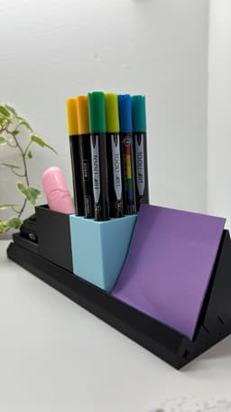 Fully Modular Desk Organizer - Including Customizable Parts! 3d model