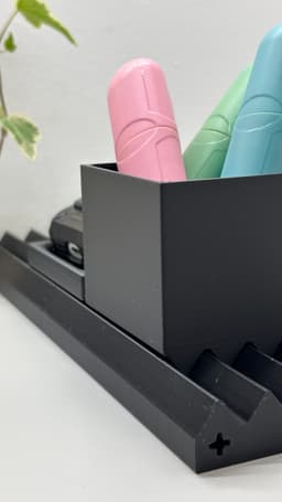 Fully Modular Desk Organizer - Including Customizable Parts! 3d model
