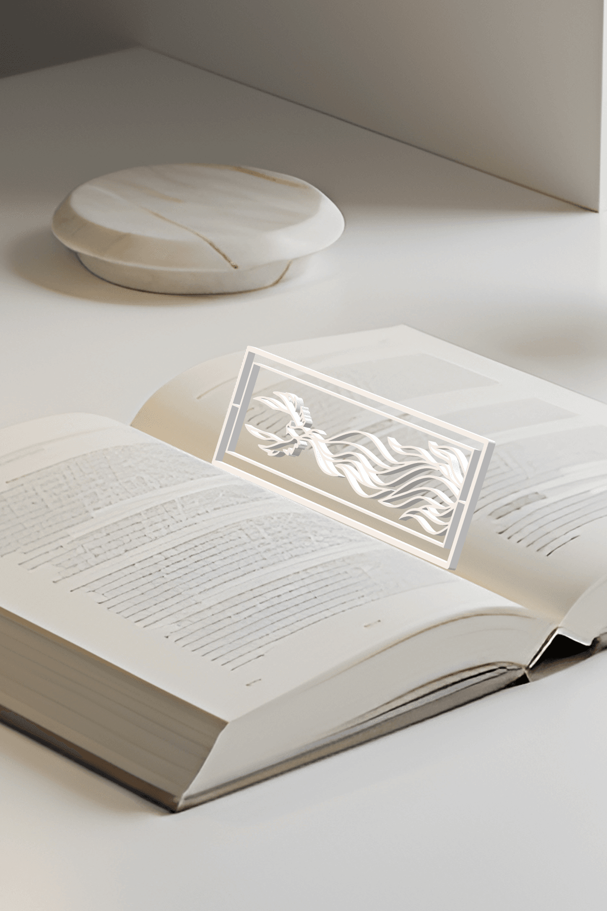 Phoneix Bookmark, Gift Idea 3d model