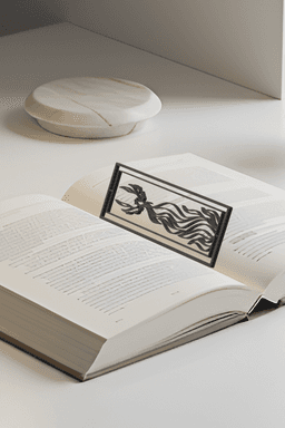 Phoneix Bookmark, Gift Idea 3d model