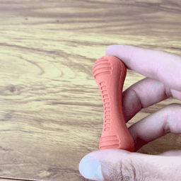 Knucklebone Finger Roller Ribbed Magnetic Fidget Toy 3d model