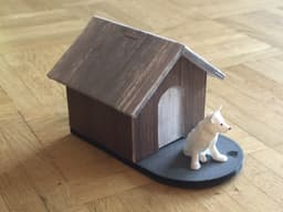 Dog house money box 3d model