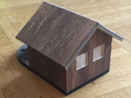 Dog house money box 3d model