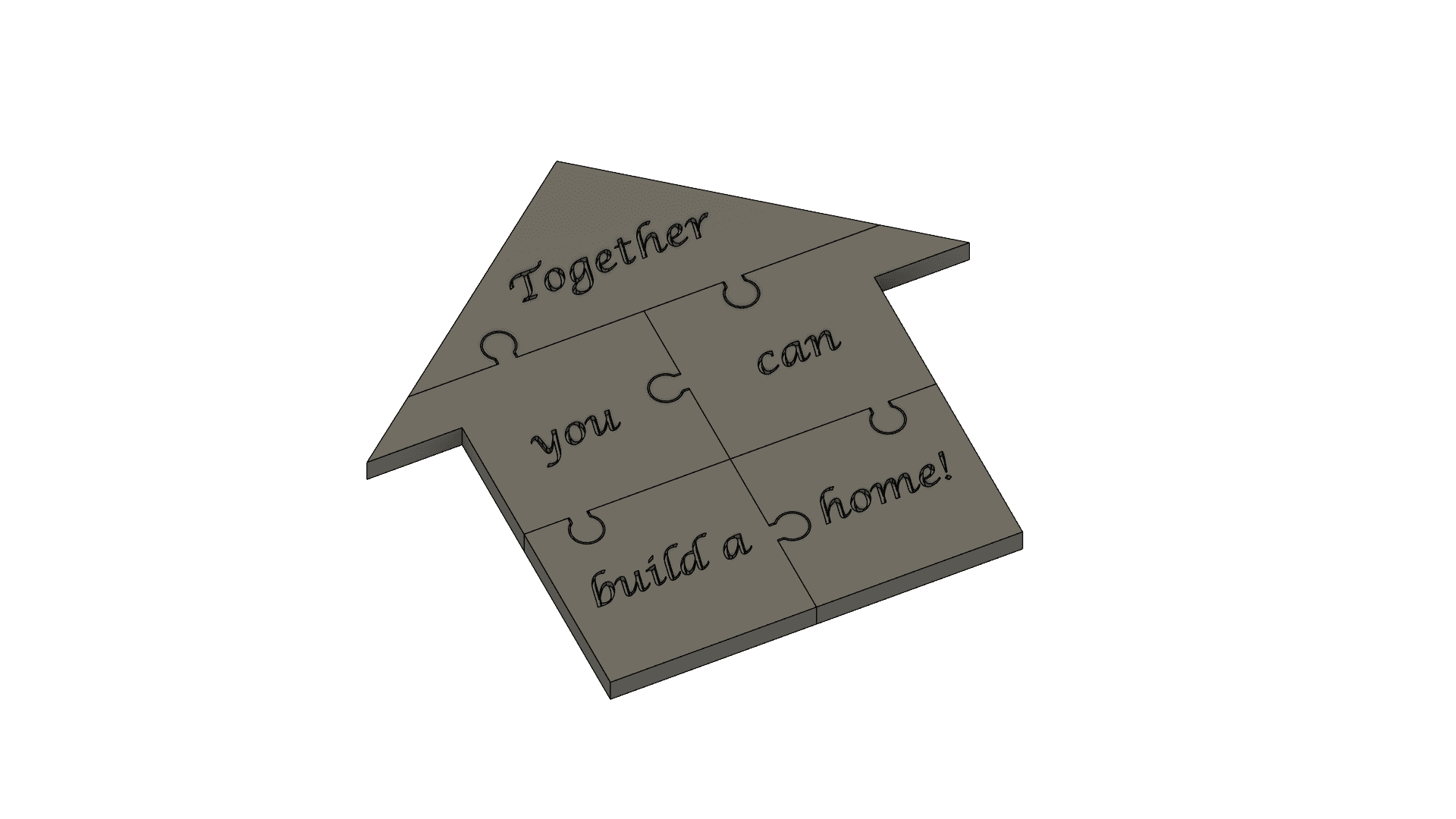 House Puzzle 3d model