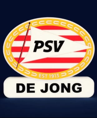 P.S.V. Eindhoven Sign – LED Strip Compatible 3d model