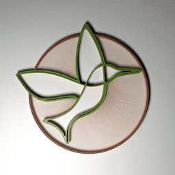 String Bird Art 3d model