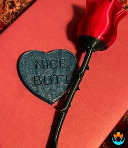 Valentine's Wood Hearts 3d model