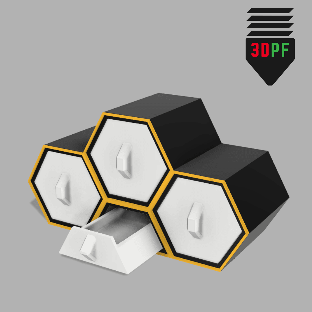Hexagon Organizer 3d model