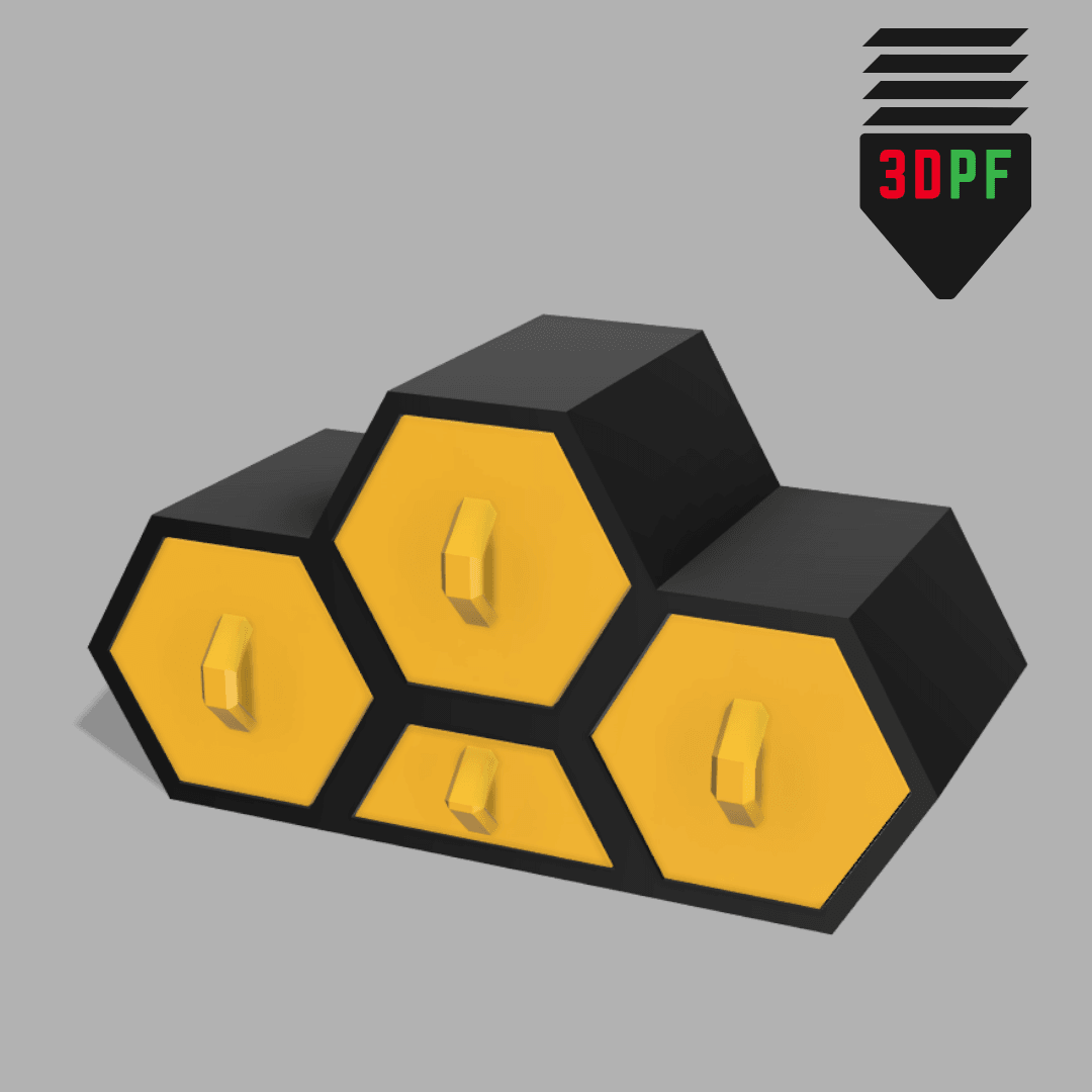 Hexagon Organizer 3d model