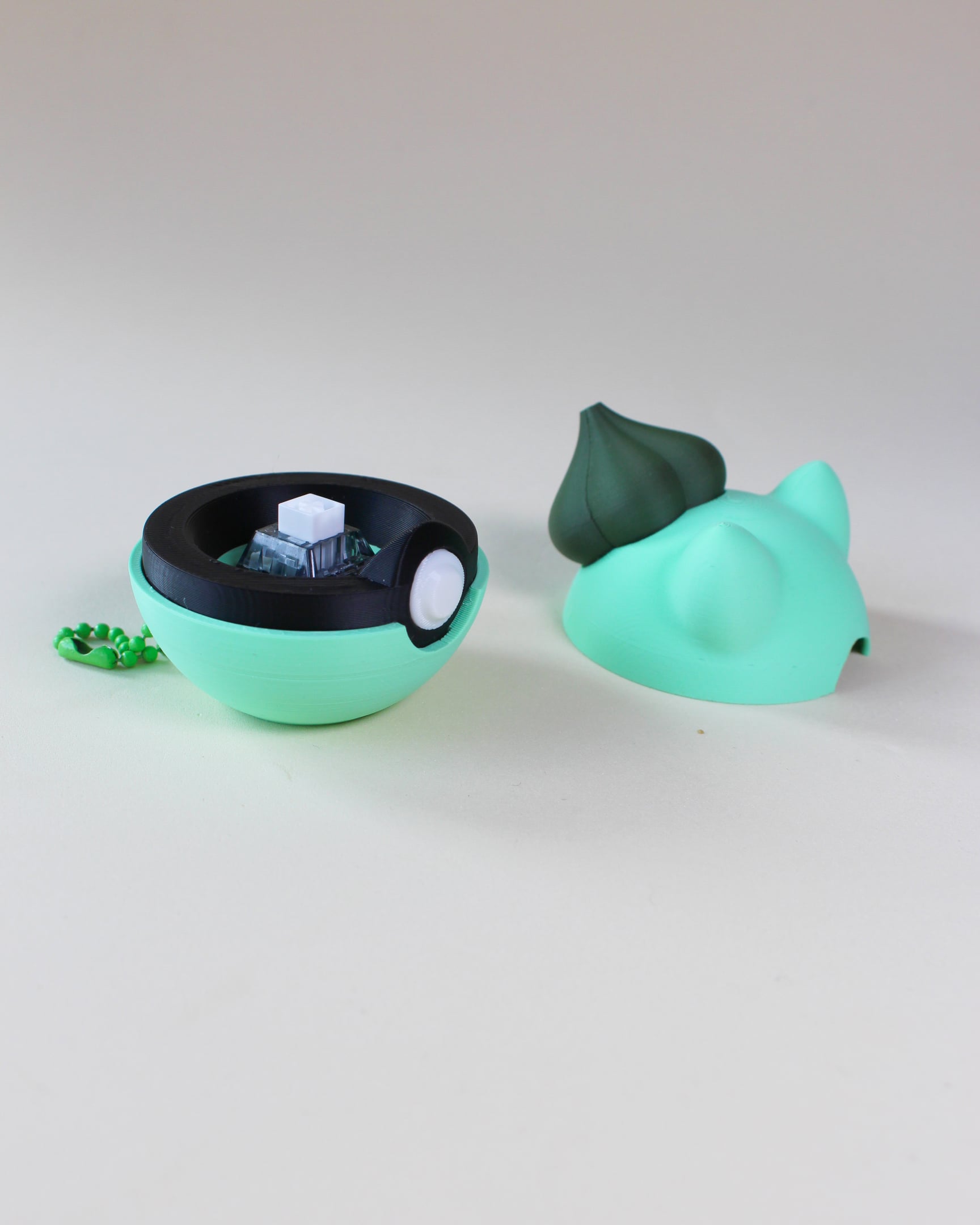 Bulbasaur Ball Fidget Clicker Kaychain 3d model
