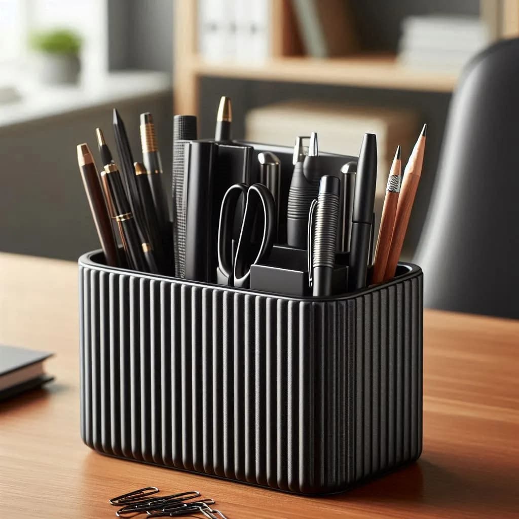 Ribbed Design Office Organizer 3d model