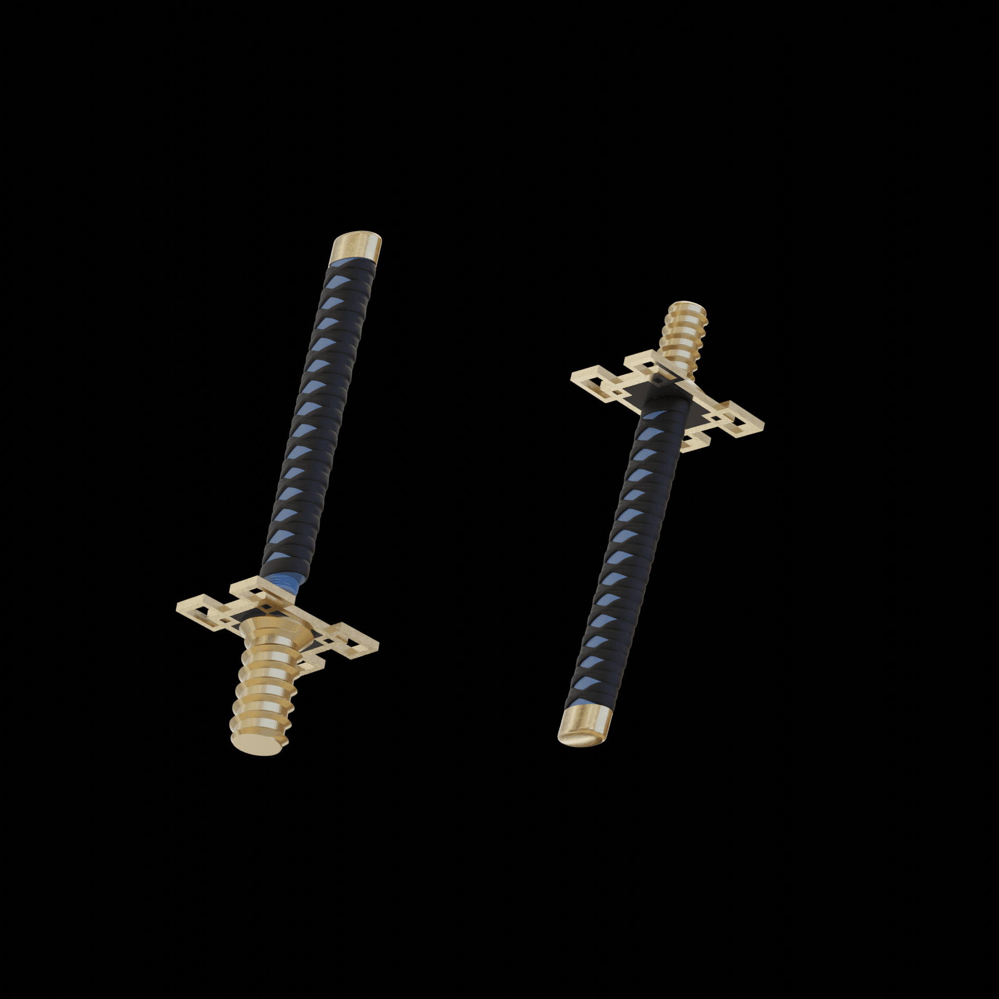 Muichiro Pool Noodle Sword 3d model