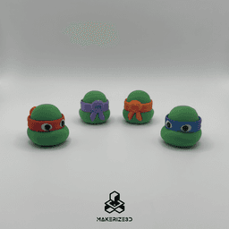 TMNT Head Clickers 3d model