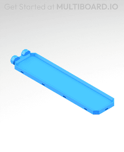 2x8 MU - Simple Bolt-Locked Shelf 3d model