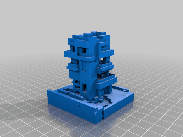 Minecraft Modern Estate 3d model