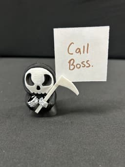 Grim Reaper Note Holder 4 3d model