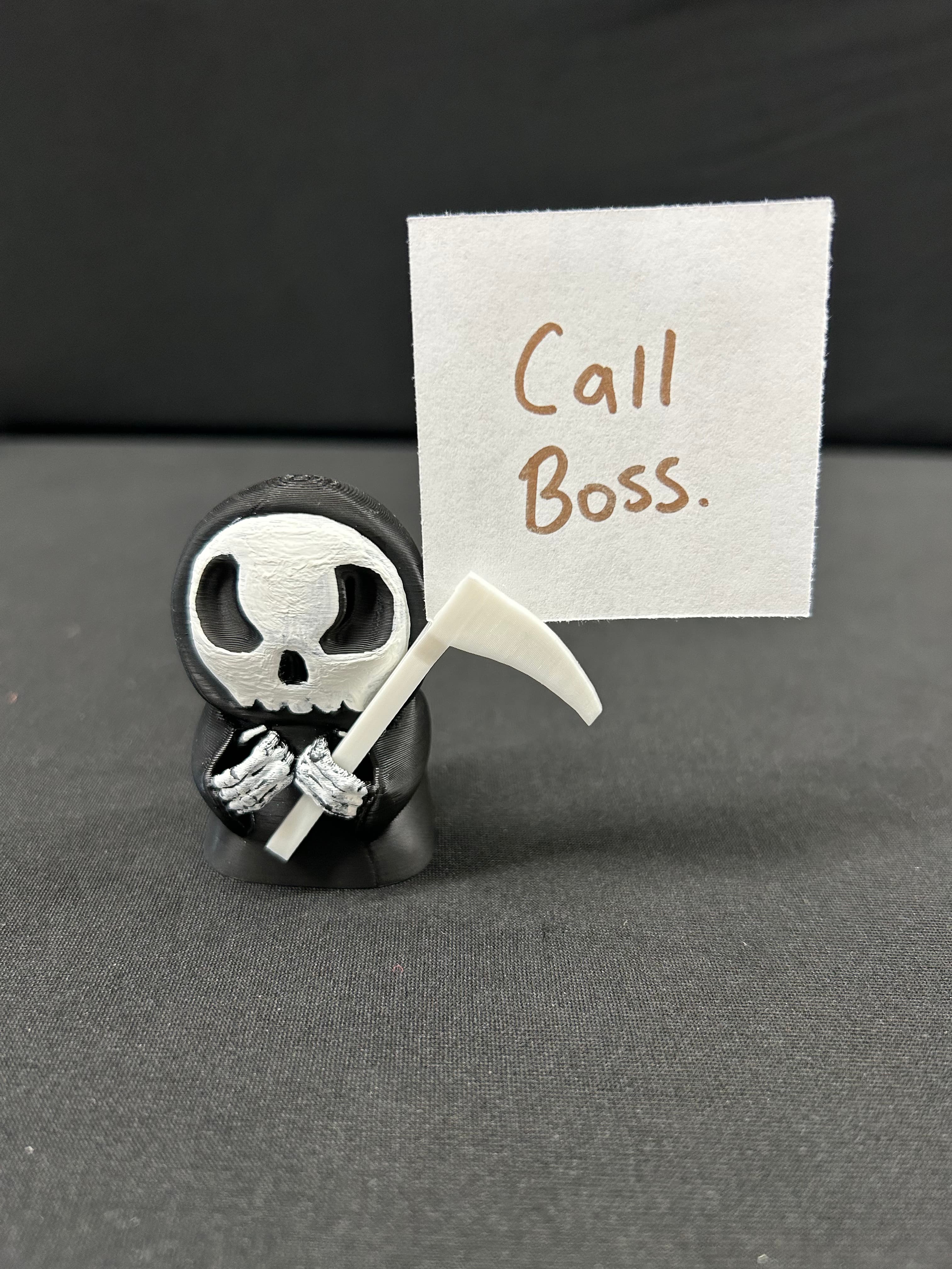 Grim Reaper Note Holder 4 3d model