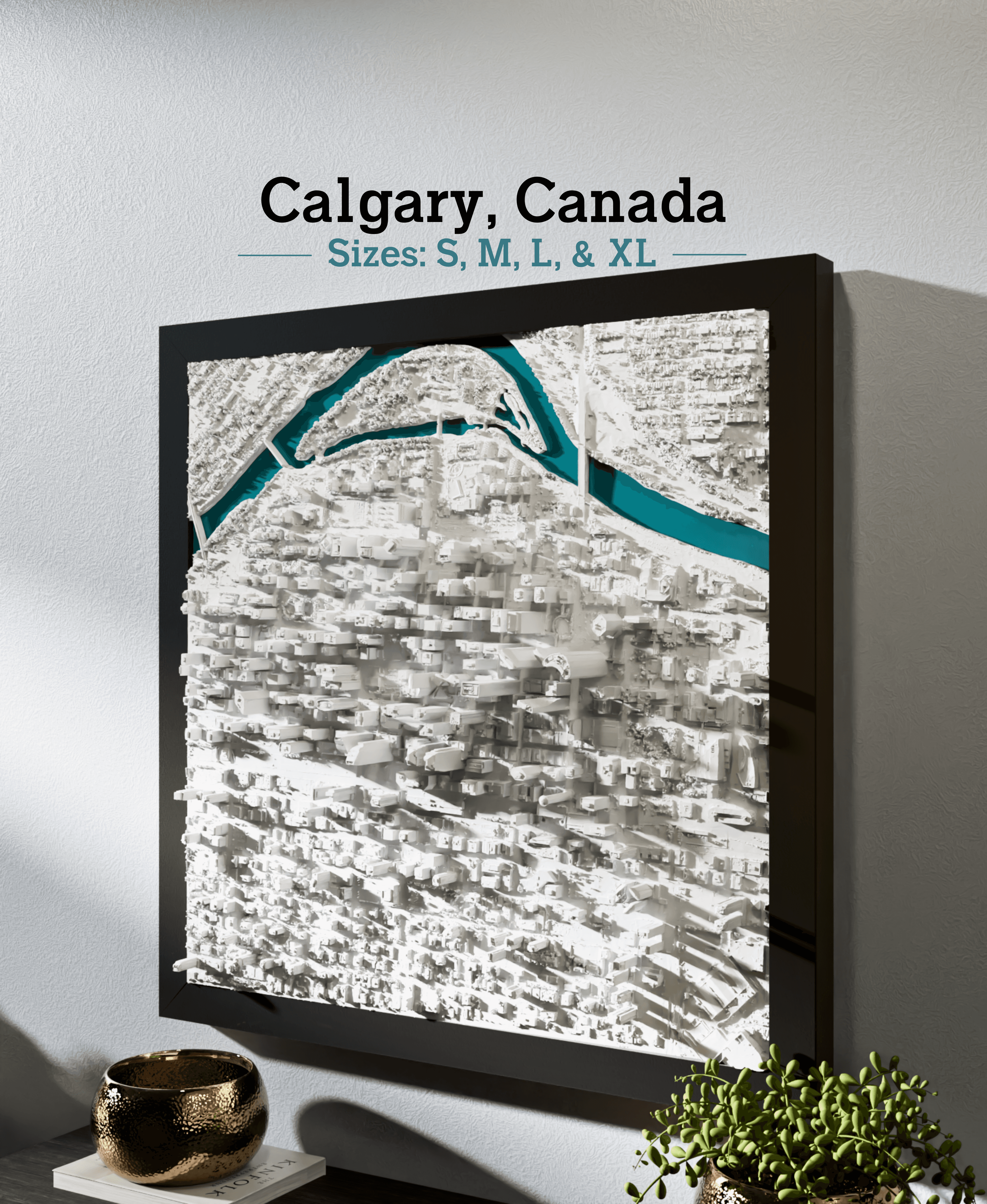 Calgary, Canada - S, M, L, & XL 3d model